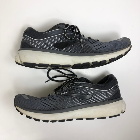 Brooks Ghost 12 Men's Size US 8.5 (D) Running Shoes Sneakers Black/Pearl/Oyster - Picture 3 of 8